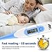 Baby Thermometer, Digital Thermometer for Fever, Thermometer for Kids Adults Baby Medical Thermometer for Family Clinic - 3 Ways to Use