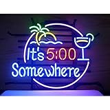 LDGJ Neon Signs ITS ITS 500 SOMEWHERE ITS 500 SOMEWHERE Home Beer Bar Pub Recreation Room Game Lights Windows Glass Wall Party Birthday Bedroom Bedside Table Decoration Gifts
