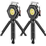SupBri 2pcs Small Flashlights,1000 Lumens 6 Light