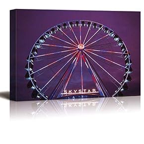 SIGNFORD Canvas Prints Home Artwork Decoration Ferris Wheel...