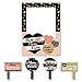 Big Dot of Happiness Best Mom Ever - Mother's Day Selfie Photo Booth Picture Frame & Props - Printed on Sturdy Material