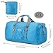 G4Free 60L Lightweight Foldable Portable Travel Duffel Bag for Gym Sports Luggage Camping(Blue)