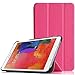 Tab Pro 8.4 Case - Pellem Ultra Slim Lightweight SmartCover Stand Case for SM-T320 / T321 / T325 Samsung Galaxy Tab Pro 8.4 Inchs Tablet(With Smart Cover Auto Wake/Sleep), Magenta