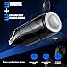 Male Masturbator Cup Electric Adult Sex Toys for Men with 5 Powerful Thrusting Modes and 3D Realistic Vagina Pussy Stroker Masturbation Male Vibrator, 6 Speeds Control 3 Female Sexy Moans