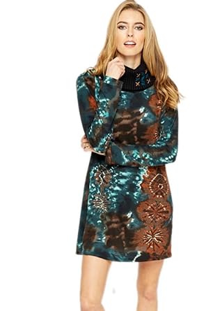 tie dye jumper dress