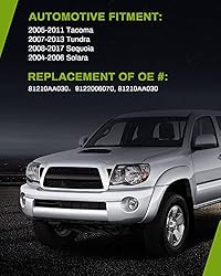 AUTOSAVER88 Fog Lights Compatible with 2005-2011