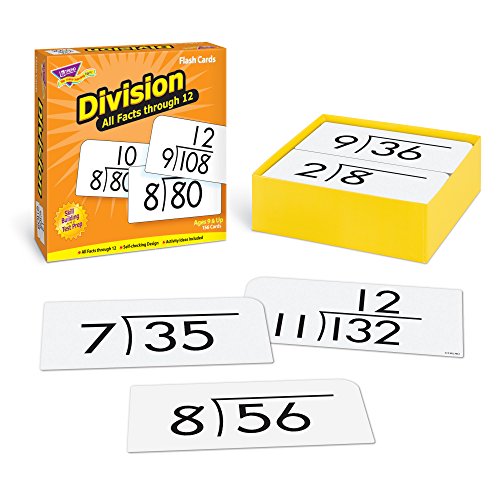Trend Enterprises Division 0-12 All Facts Skill Drill Flash Cards