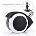 Office Chair Caster Wheel, ZOTO Heavy Duty Premium Replacement Caster Wheels for Protecting Hardwood Floors, Set of 5, Standard Stem Size