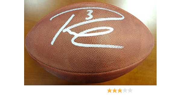 russell wilson autographed football