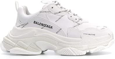 Amazon.com: Balenciaga Luxury Fashion Woman 524039W2FA19010 Zapatillas de  cuero blanco | Primavera Verano 20, Blanco, 8 : BALENCIAGA: Ropa, Zapatos y  Joyería