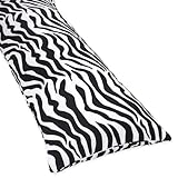 Zebra Animal Print Full Length Double Zippered Body Pillow Cover by Sweet Jojo Designs