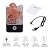 NEWBKO Himalayan Salt Lamp, Crystal Salt Lamp,Natural Air Purifying Dimmable Pink Salt Rock Crystal Amber LED Desk Night Light, Crystal Salt Lamp,with Adjustable 7 Colors Dimmer Control