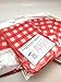 Oojami Red & White Checkered Table Skirt - Picnic Table Skirts- Gingham (4)