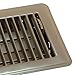 Accord ABFRBR412 Floor Register with Louvered Design, 4-Inch x 12-Inch(Duct Opening Measurements), Brown