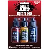 Ranger SUD321-6 Melt Art Heat It Dye Inks, Brilliant Gems