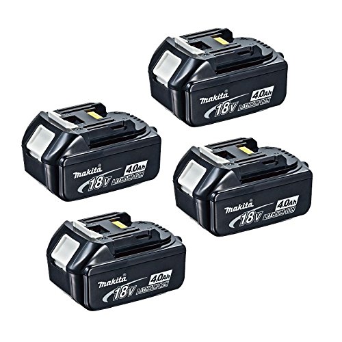 MAKITA BL1840 18V 4.0Ah Li-Ion Battery (196399-0) - Pack of 4