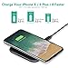 Te-Rich Qi Wireless Charger, 7.5W Wireless Charging Pad [Ultra Slim,15W] Compatible iPhone Xs MAX/XR/XS/X/8/8 Plus, 10W Fast Charging Compatible Samsung Galaxy S10/S9/S9+/S8/S8+/Note 9/8-No AC Adapter