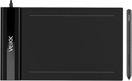 Amazon ペンタブ初心者向け Veikk S640ペンタブレット Mac対応 6 4インチ イラスト練習用 バッテリーフリー充電不要ペン 8192レベル筆圧検知 使いやすい板タブレット Veikk ペンタブレット 通販