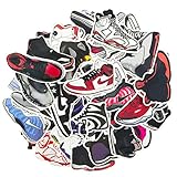 AJ Jordan Sneakers Stickers Pack 100pcs Cool Laptop Phone Cases Luggage Car Skateboard Waterproof Vinyl Decals