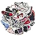 AJ Jordan Sneakers Stickers Pack 100pcs Cool Laptop Phone Cases Luggage Car Skateboard Waterproof Vinyl Decals
