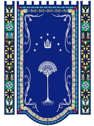 Filmwelt Shop Gondor Elendil Banner Lord Of The Rings Flag