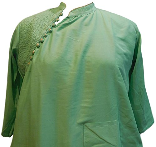 Smsaree Stylish & Designer Premium Quality Ethnic Silk Kurti For Women (Green)