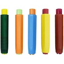Lot 6 Porte-Craies Réglables En Plastique Transparent – Poignée Antidérapante, Adaptation Taille Standard – Pour Enfants, École, Bureau – Craie Non Incluse