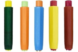 Chalk Holder Plastic Keeper Adjustable Chalk Clip Set For Blackboard,Classroom, Teacher, 5 Color 5 Package