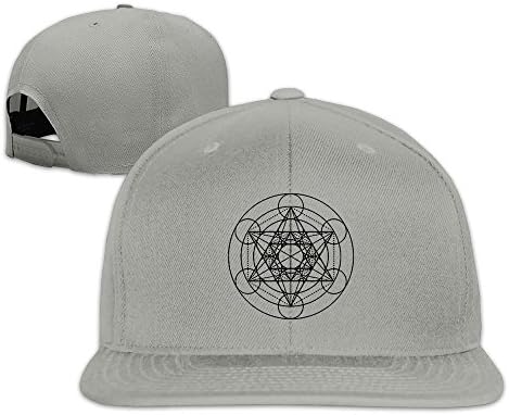 Metatrons Cube - Sacred Geometry Plain Adjustable Cap Baseball Hat Fashion Custom Snapbacks