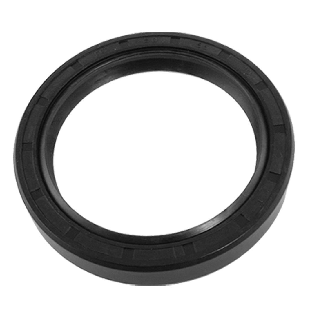 sourcing map 50mm x 65mm x 10mm TC Steel Spring Metric Double Lip Oil Seal