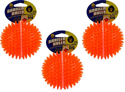 (3 Pack) PetSport Gorilla Ball, Large