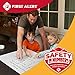 First Alert SCO5CN Battery Operated Combination Smoke and Carbon Monoxide Alarm, Family Value 4 Pack with Free Goodies for Kids
