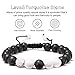 M MOOHAM Lava Rock Bracelet – 8mm Lava Rock Bead White Turquoise Anxiety Bracelet, Men Women Stress Relief Yoga Beads Aromatherapy Essential Oil Diffuser Healing Braceletsthumb 2