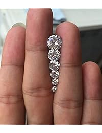 Pendientes de tuerca de acero inoxidable con circonita cúbica de 0.63 oz a 0.71 oz para mujeres y hombres, cartílago de orejas, Helix Tragus de 3 a 0.315 in, acero inoxidable