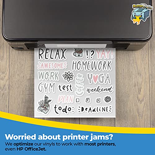 Clear Printable Vinyl for Inkjet Printer (Clear Sticker Paper