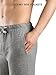 David Archy Men's Comfy Jersey Cotton Knit Pajama Lounge Sleep Pant in 1 Pack(L, Heather Dark Gray)