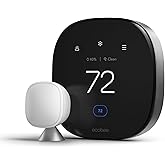 ecobee Smart Thermostat Premium - WiFi, Siri &amp; Alexa Built-In, Smart Sensor | Air Quality Monitor. Works with Alexa, Siri and Google Home. Live view from your ecobee Doorbell. Energy Saving thermostsat