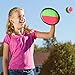 FUN LITTLE TOYS 5 Outdoor Games Set Kids Outdoor Toys with 6 Flying Discs, Zip Ball, Toss and Catch Game, Ring Toss Game and 2 Jump Ropes