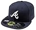 New Era MLB Atlanta Braves Road AC On Field 59Fifty Fitted Cap-714
