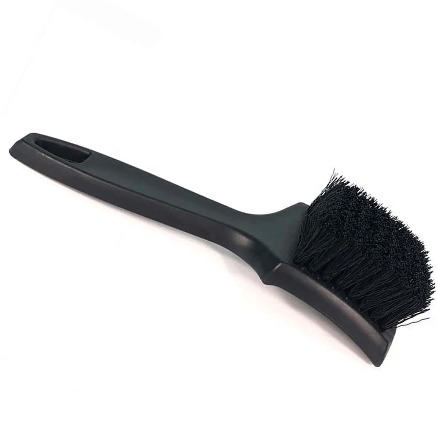 Heavy Duty Car Detailing Brush – Stiff Bristle Cleaning Brush for Wheels, Tires, Interior, Upholstery, and Carpet – Ergonomic Handle for Comfort – Ideal for Auto, Home, and Garage Cleaning Tasks