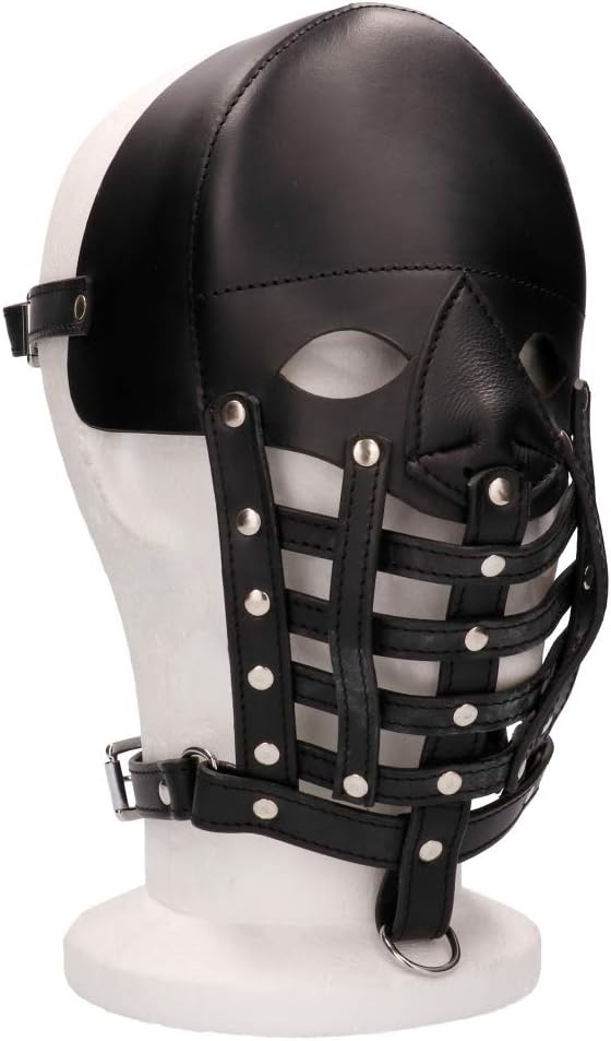Ouch! by Shots - Pain - Male Leather Mask - Black PAI011BLK - Image 4