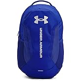 Under Armour Unisex-Adult Hustle 6.0 Backpack, (401) Royal/Royal/Metallic Silver, One Size Fits Most