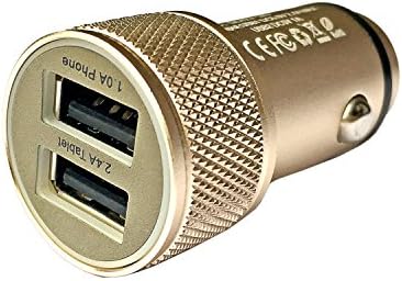 RUOOI 1.0A / 2.4A USB Car Charger for iPhone 7 / 6s / Plus, iPad Pro / Air 2 / mini, Ipod, Samsung Galaxy S7 / S6 / Edge / Plus and More Smart Phones, Tablets