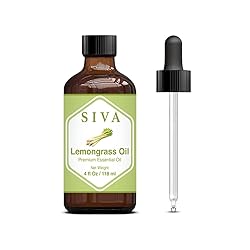 Siva Lemongrass Essential Oil 4oz (118ml) Premium