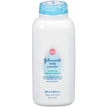 johnson's baby powder soothing aloe & vitamin e