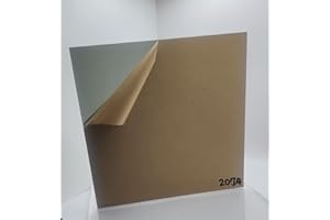SIBE-R-PLASTIC SUPPLY SM Sibe-R-Plastics Supply 0.236" (1/4") 6mm Thick Dark Gray/Smoke Transparent Acrylic Plexiglass Sheet #2074 [Pick Your Size] (12" x 48")