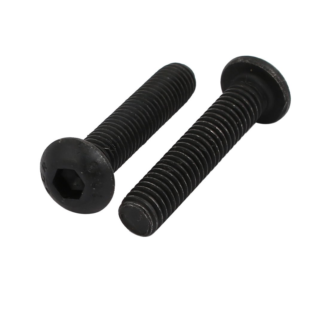 Sourcingmap 2pcs M6x30mm 10.9 Grade Left Hand Thread Bolt Lock Screw for Drill Chuck