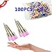 Hot 100pcs Color Nylon Latch Flat Polishing Polisher Prophy Brushes