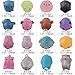 Satkago Glitter Squishies Squishys Toy, 16pcs Bulk Mini Kawaii Mochi Squishies Toy Kids Party Favors Squishies Mochi Animals Stress Reliever Anxiety Toys for Children Adults