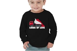 TSTARS Tractor & Digger Toddler Boys Valentines Shirt Heart Dab Funny Valentine's Day Kids Long Sleeve T-Shirt for Toddlers